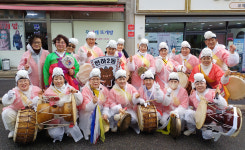 울산 동구 전하2동 주민자치센터 풍물교실, 지신밟기 행사