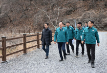 북구, 해빙기 박상진호수공원 안전점검
