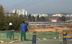 울산 동천 둔치 올해도 무허가 파크골프장이 점령