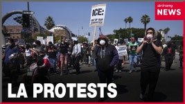 Day 4 of LA protests: at least 56 arrested, 700 marines deployed