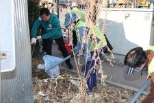 광산구, 설 맞이 환경 정화 활동 실시…쾌적한 도시 이미지 조성