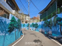 순천시 향동, 참샘약수길 벽화골목 조성... 벽화마을 핫플 등극
