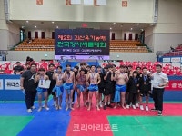 순천팔마초·순천이수중 씨름부, 전남 최초 7체급 석권 쾌거