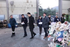 고흥군의회, 새해 첫 현장 행보로 자원재활용센터 방문