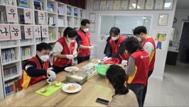 동서울우편집중국 우체국행복나눔봉사단, 새빛지역아동센터에 따뜻한 나눔 실천