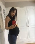 “배가 터질 것 같아” 이지혜, 임신 9개월 만삭 D라인 공개[SNS컷]