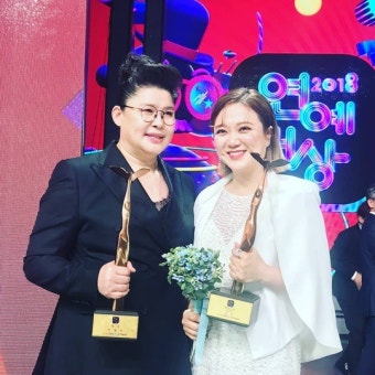 송은이X김숙, 이영자 KBS 연예대상에 감격 “진짜 멋있다”[SNS컷]