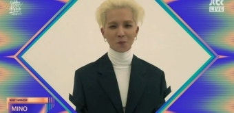 송민호 베스트힙합상 수상, 위너 콘서트로 불참[골든디스크]