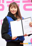 홍진영, 미세먼지에도 눈부신 홍보대사 미모[포토엔HD]