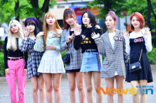 걸그룹 해시태그, 이른아침 예쁨총총 ‘뮤직뱅크 출근길’[포토엔HD]
