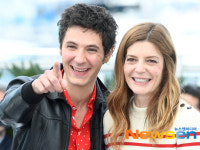 뱅상 라코스테-치아라 마스트로야니, 플래시 세례에 빵터진 웃음~[포토엔HD]