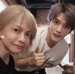 김재중, 라르크 앙 씨엘 하이도와 술자리 “내 안에 살아있는 전설”[SNS★컷]
