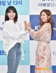 정은지x아나운서 이혜성 ‘오랜만에 보는 앙드레킴 패션쇼 포즈’[포토엔HD]