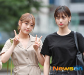 위키미키 루아.김도연 ‘상반된 표정’[포토엔HD]