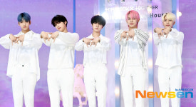 ‘컴백’ 투모로우바이투게더 “방시혁, 한스밴드 ‘오락실’서 신곡 아이디어 얻어”