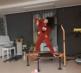 박연수 딸 송지아, 14살에 163㎝까지 “하루 30분 트램펄린” [SNS★컷]