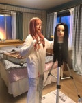 ‘도둑잠’ 김보라, 과감한 핑크헤어에 도드라진 인형미모[SNS★컷]