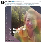 윤여정 ‘고희에 쓰는 최초의 역사’ 美배우조합 여우조연상 수상[종합]