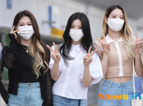 프로미스나인 이서연-이새롬-장규리, 애교만발 브이~[포토엔HD]