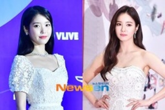 아이유, 새 소속사 식구 신세경에 사인 CD 선물 “친하게 지내요”