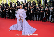 캣 그래이엄, 독특한 레드카펫 드레스[포토엔HD]