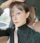 전종환♥문지애, 안경+칼단발 지적인 매력 상승…아나운서 시절같네