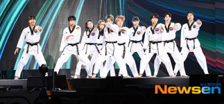 K타이거즈 제로, ‘한국문화축제’에 어울리는 박력 태권도 무대 [포토엔HD]