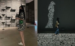 방탄소년단 지민, 제주 첫 방문지는 포도뮤지엄‥아미 보랏빛 행렬ing