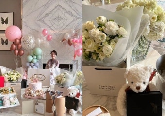 이정현 베이비샤워 인증샷 “손예진 브라이덜샤워도” 이민정→공효진 스케일