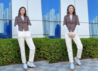 신지, 다이어트 대성공…슬렌더 몸매로 세련된 패션 완성