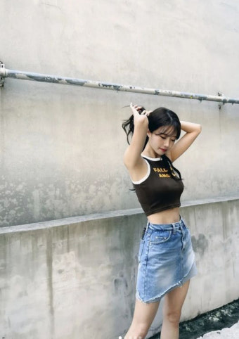 이미주, 팬들 걱정 부른 한줌허리‥말라도 너무 말랐네
