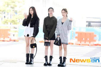 에스파 지젤-카리나-윈터 ‘예쁜 애 셋이 나란히’[포토엔HD]