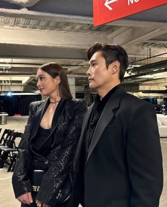 이민정, 이병헌과 다정한 럽스타그램‥가슴 깊게 파인 과감 의상까지