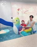 ‘이다은♥’ 윤남기, 키즈 리조트서 딸과 물놀이‥다정한 부녀 케미