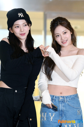 에스파 카리나-닝닝 ‘예쁜 애 옆에 예쁜 애’[포토엔HD]