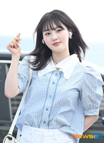 케플러 김채현, ‘센터미모’의 손하트 [포토엔HD]