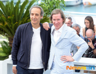 웨스 앤더스, 알렉상드르 데스플라 음악감독과 함께[포토엔HD]