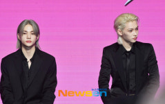 Stray Kids 현진x필릭스, 컬러플한 헤어스타일 [포토엔HD]