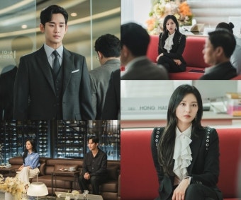‘눈물의 여왕’ 김수현, 아내 김지원 카리스마에 깨갱‥부부싸움 현장 포착