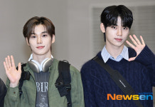 이븐 박한빈-이정현, 훈훈함 가득 [포토엔HD]
