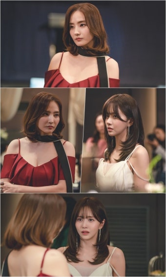 한채영X한보름 살벌한 기싸움, 숨 막히는 대립 포착(스캔들)