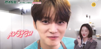 김재중 “누나 사랑해” 플러팅 중 의자서 꽈당, 스튜디오 초토화(편스토랑)