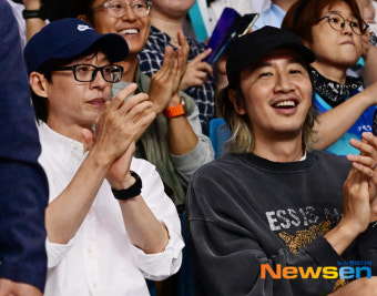 유재석-이광수, 김연경 은퇴 경기 직관왔어요[포토엔HD]