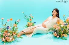 둘째 임신 이다은, 아름다운 만삭화보…윤남기 세상 다 가진 미소