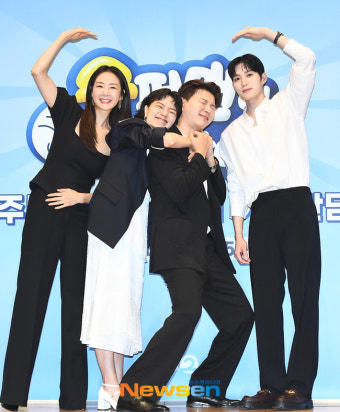 최지우x안영미x김준호x제이쓴, 선재업고 튀어가 아니라 영미 업고 튀어!! [포토엔HD]