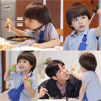 ‘슈돌’ 딘딘 조카 니꼴로, 38개월에 젓가락질 완벽 마스터