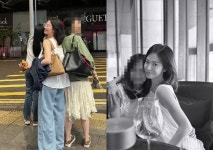 홍콩에 뜬 송혜교, 안경도 잘 어울리는 수수한 스타일링