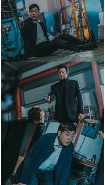 총 겨누는 김명민vs무릎 꿇은 손현주, 일촉즉발 대치(유어 아너)
