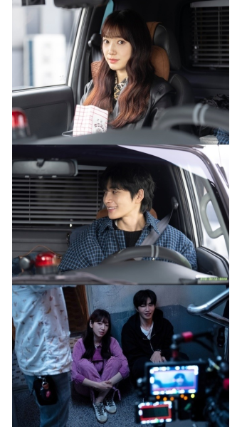 박신혜, 최태준 질투할라…김재영와 커플브이 포착 [비하인드컷]