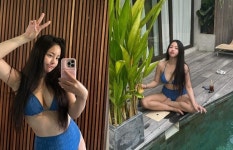 브브걸 출신 유정, 살이 좀 올랐나‥초글래머 비키니 몸매 입이 떡